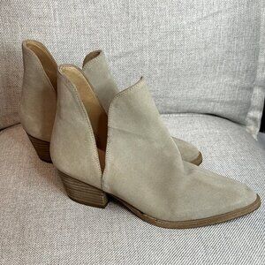 ✨SOLD - Free People Charm Double V Suede Leather Booties